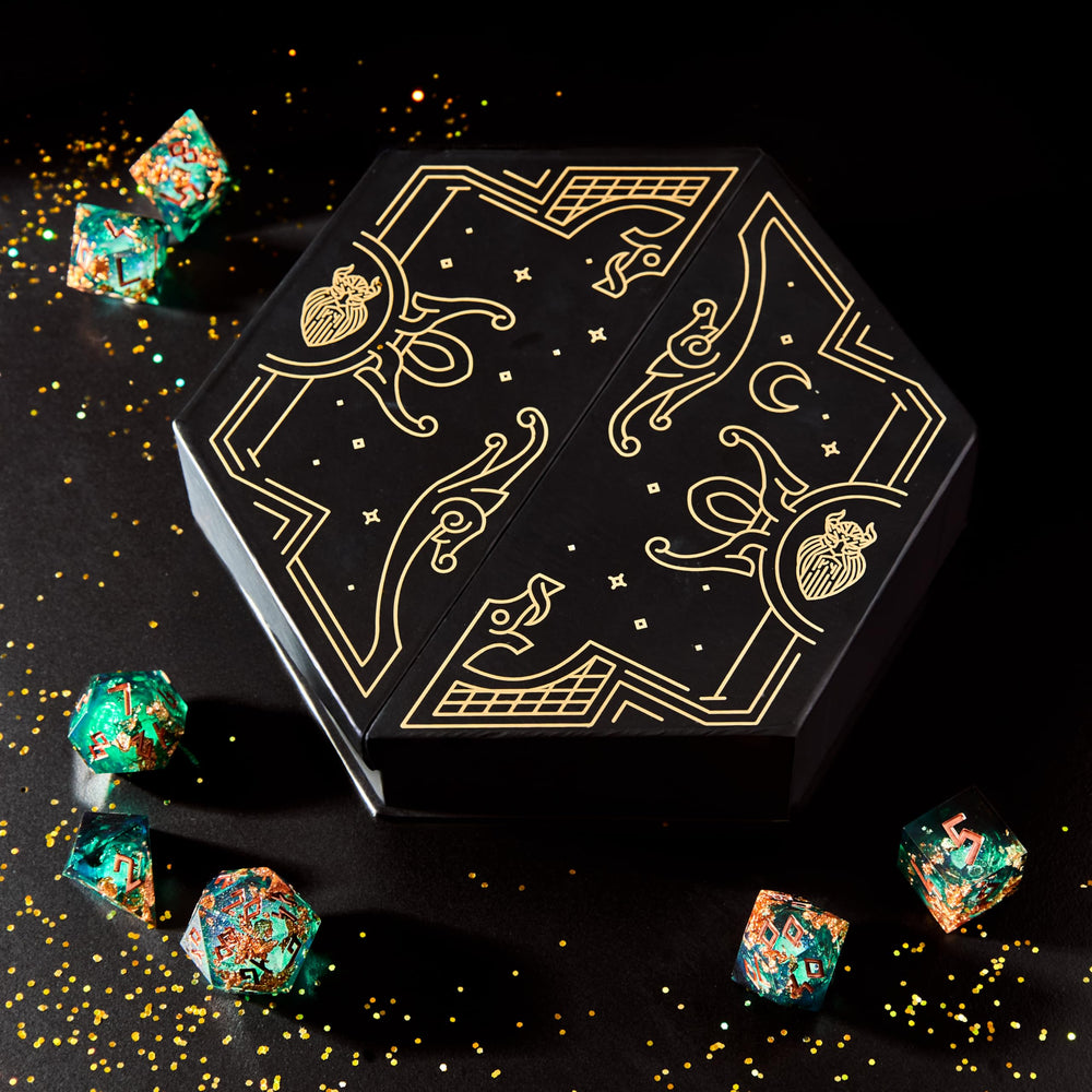 HEIMDALLR celestial artwork with gold foil elevates display and gifting