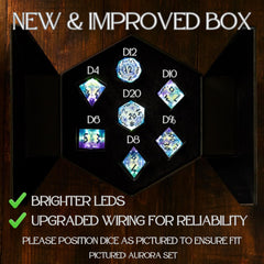 HEIMDALLR hand-painted Norse font dice add artisanal flair to sessions