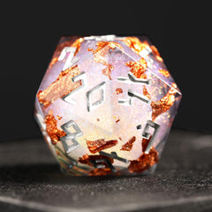 HEIMDALLR liquid core dice set gift box emphasizes premium packaging