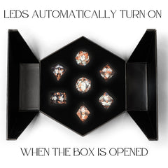 HEIMDALLR liquid core dice set hand-painted dice with crisp sharp edges