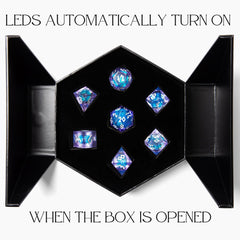 HEIMDALLR sharp-edge resin dice are hand-painted for premium readability.