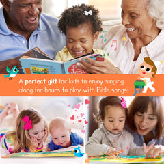 Hello 2 Kids Dance with Jesus buttons-closeup—easy interaction for toddlers learning tunes.