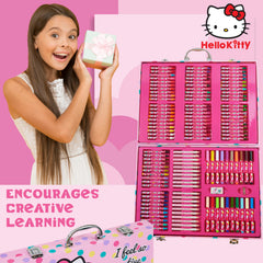 Hello Kitty coloring pencils and stickers spark fun character sketches.