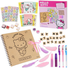 Hello Kitty scrapbook kit notebook 60 sheets for journaling and doodling
