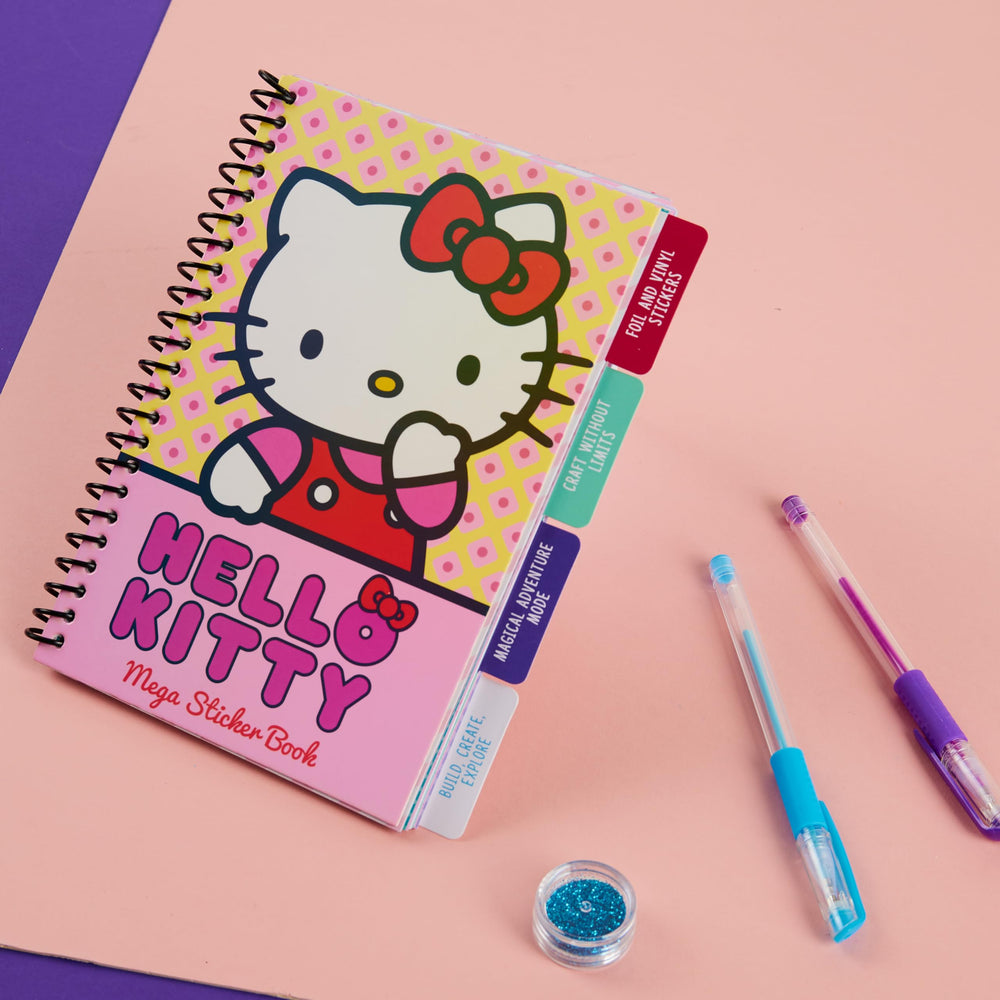 Hello Kitty sticker sheets in bright colors for vibrant scrapbooking