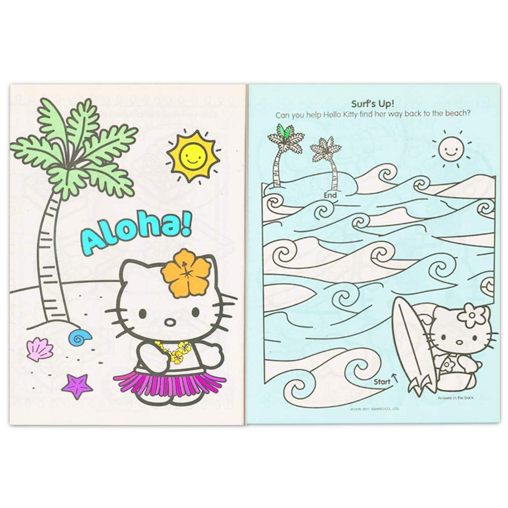 Hello Kitty Luna and the Cloud Elves sticker sheet for storytelling