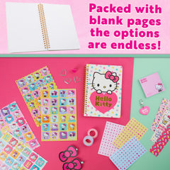 Hello Kitty DIY Journal Kit assorted stickers for playful page decor