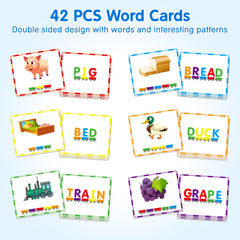 Helsort magnets; strong connections enable easy alphabet ordering.