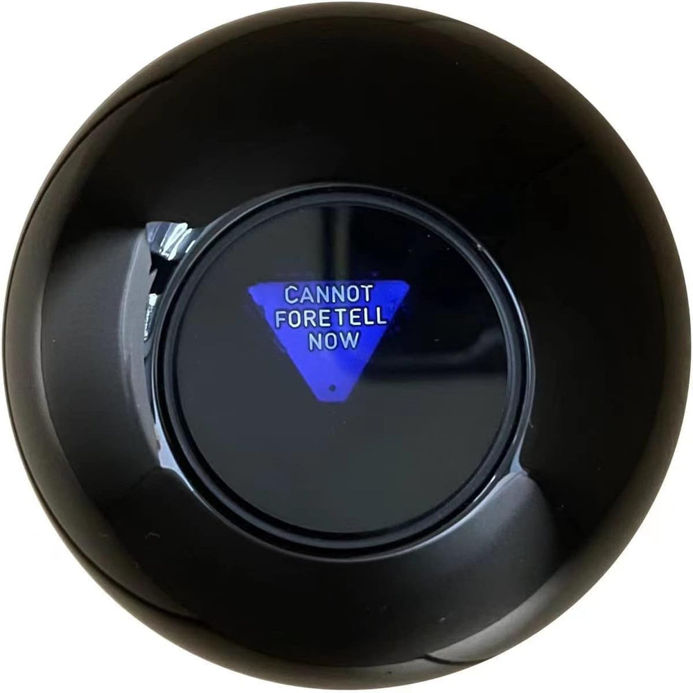 Helvak Mystic 8 Ball glossy finish reflects a nostalgic TV-era vibe.