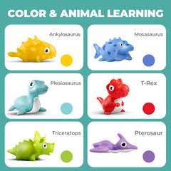 Hely Cancy kid-friendly bath time toy pack for less chore-like baths and more fun.