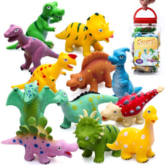 Hely Cancy dinosaur bath toy squirt for safe grip during bath time.