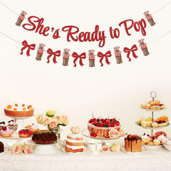 Hemicha Coquette soda theme decor enhances retro vibe for photos and tables.