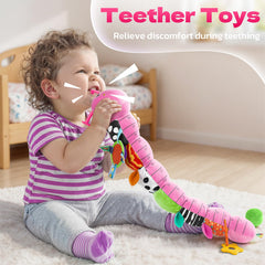 HEMRLY Caterpillar mirror encourages tummy time by prompting baby to discover reflections.