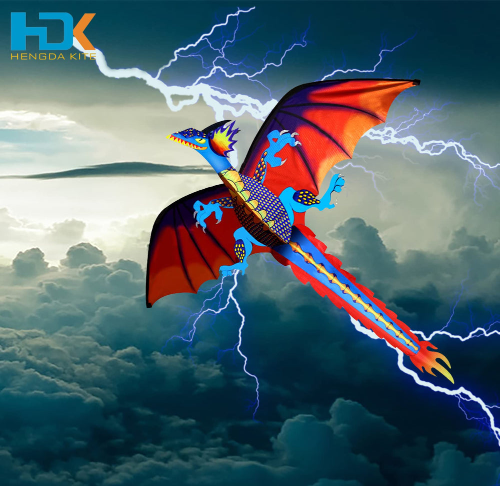 HENGDA KITE upgraded dragon design with stereoscopic visuals in air