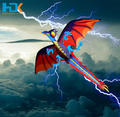 HENGDA KITE upgraded dragon design with stereoscopic visuals in air