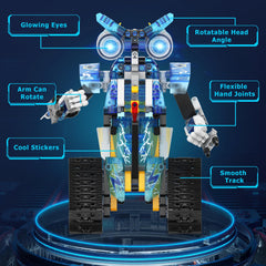 Henoda remote-control robot operates with 2.4GHz precision.