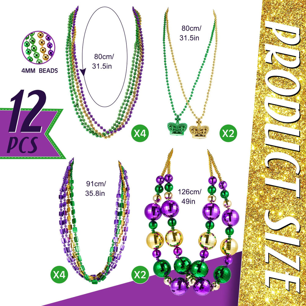 Henoyso round 31-5in bead necklace highlights colorful accents for festive outfits