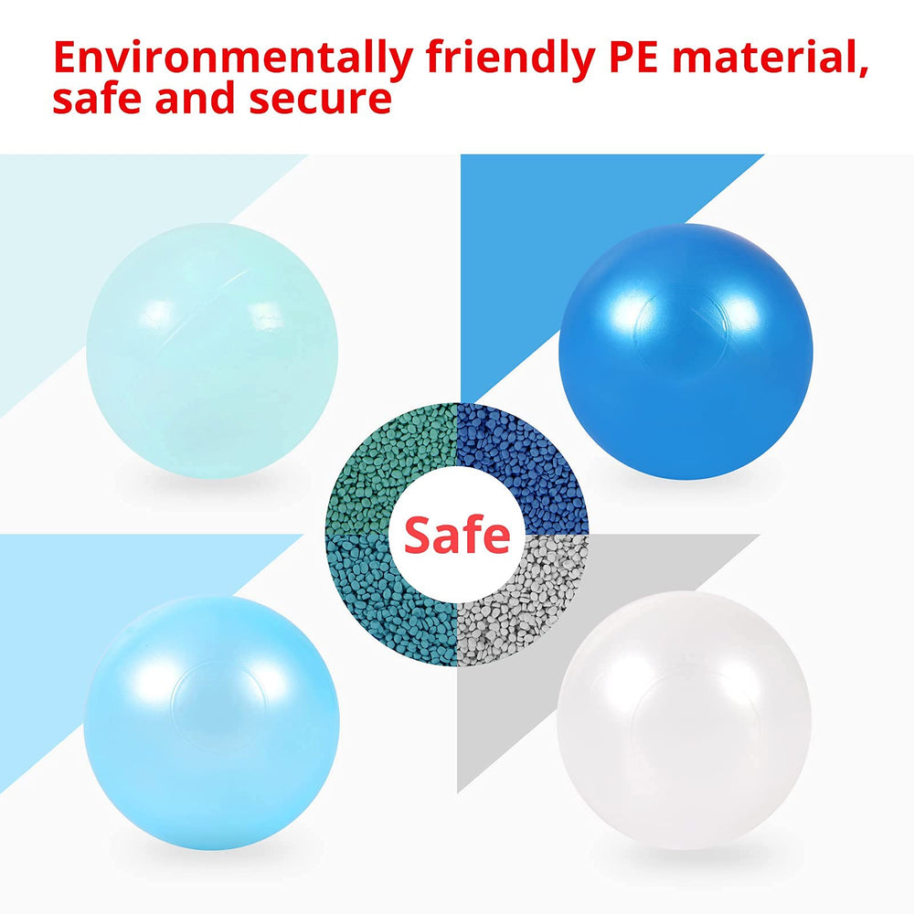 Heopeis ball pit balls are crush-proof and safe for rough play