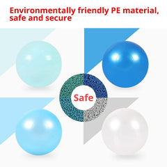 Heopeis ball pit balls are crush-proof and safe for rough play