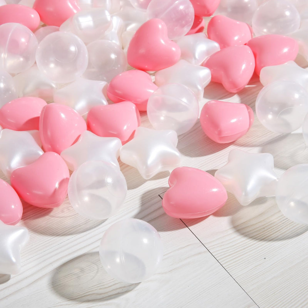 Heopeis ball pit balls with kids illustrate hand-eye coordination through play