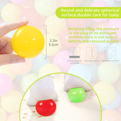 Heopeis ball pit balls are phthalate-free and BPA-free for peace of mind