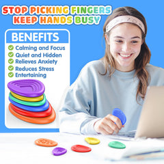 Hepoasky texture worry stones provide tactile stimulation for learners