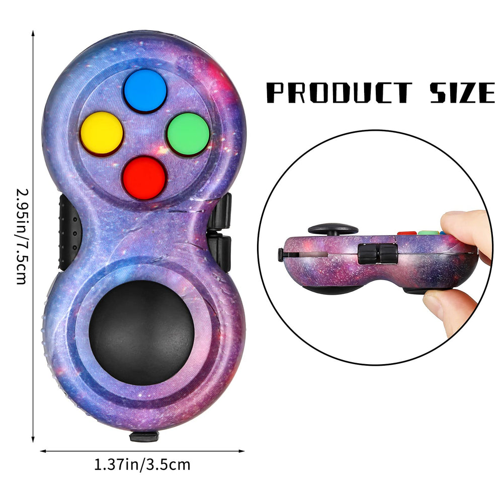HEQU fidget pad button — crisp feedback for focused work.