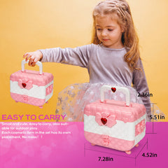 HERAPFANN nail polishes and file, kid-safe colors for nail-art pretend.