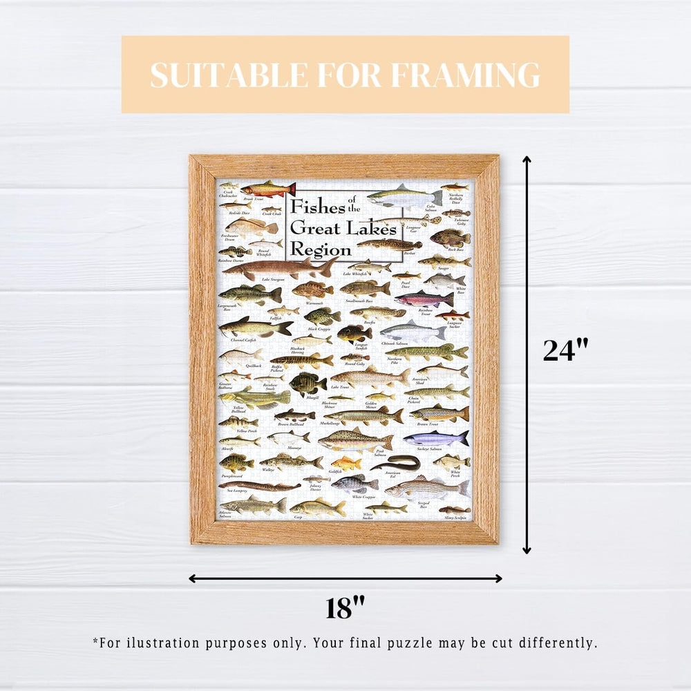 Heritage Puzzle 18x24 finished size suits wall framing in living spaces.
