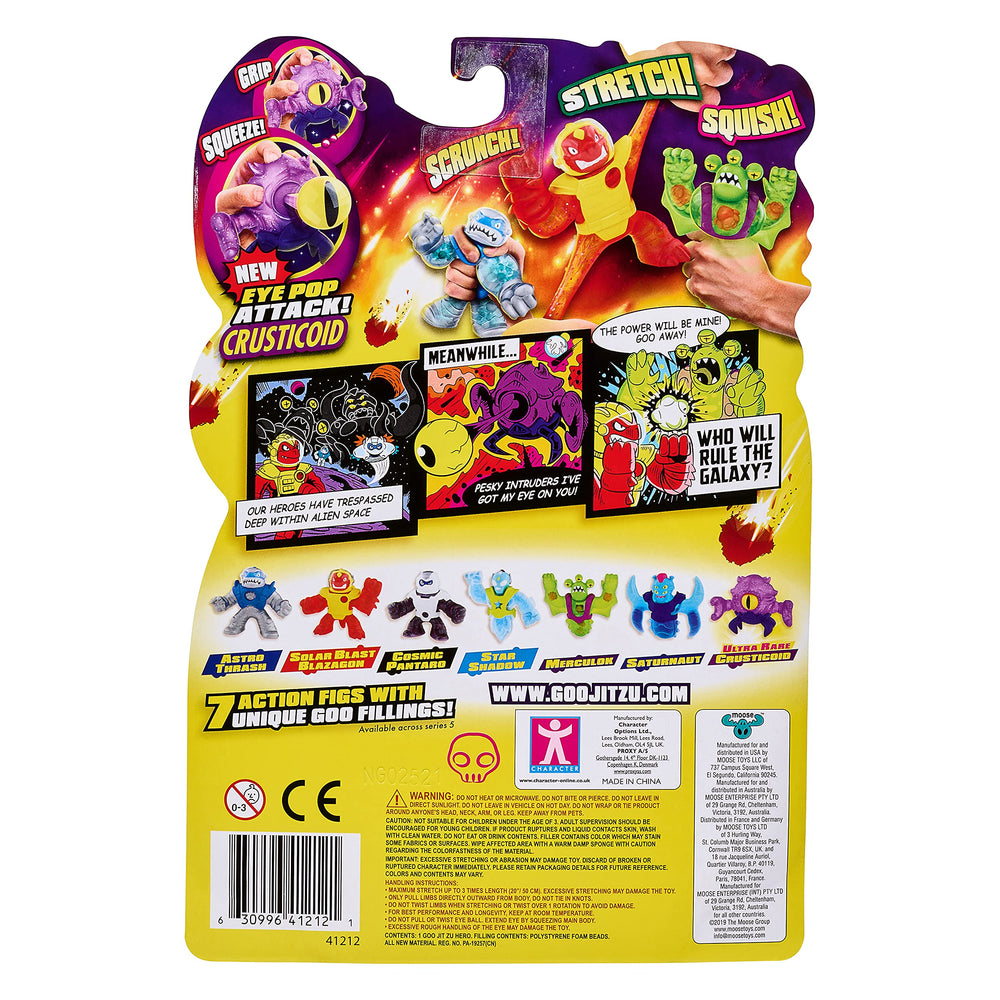Crusticoid showcasing stretchy action and resilience for imaginative play.