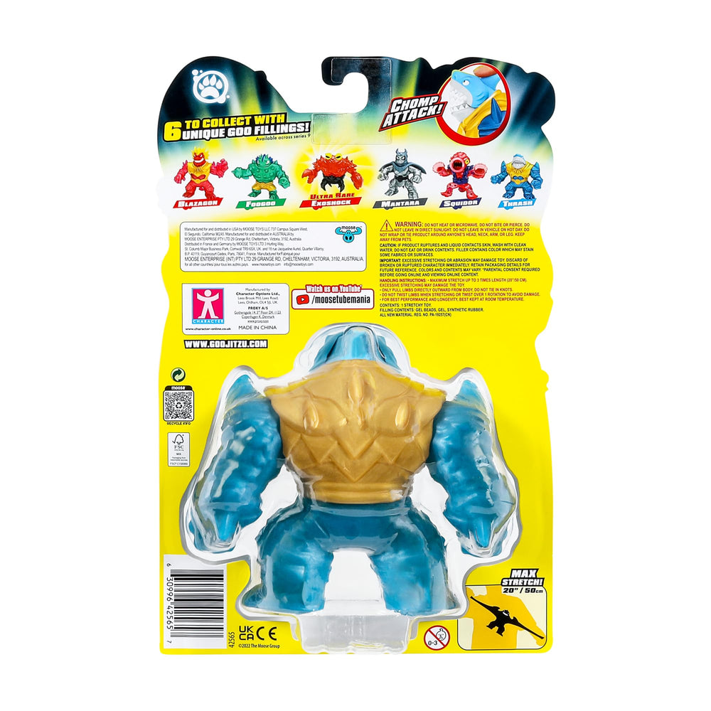 Blazagon figure with goo textures for vivid storytelling