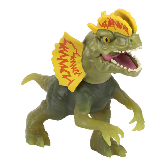 Heroes of Goo Jit Zu Dilophosaurus stretches up to 3x for tactile play