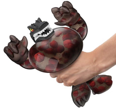 Shredz Spinosaurus features unique goo filling with varying textures.