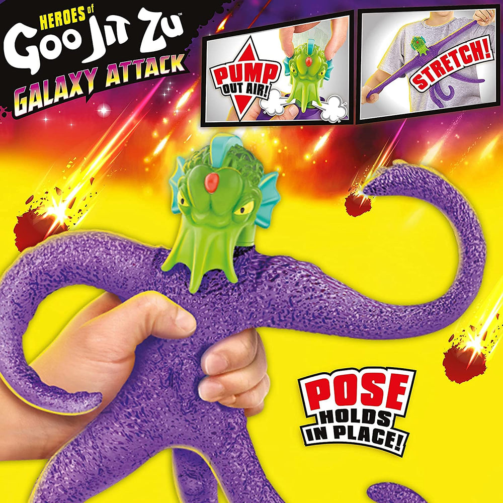 Imaginative space battle scene using Galaxy Attack figures with Orbitox