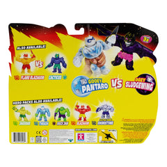 Pantaro vs Sludgewing showdown pose from Meteor Madness pack