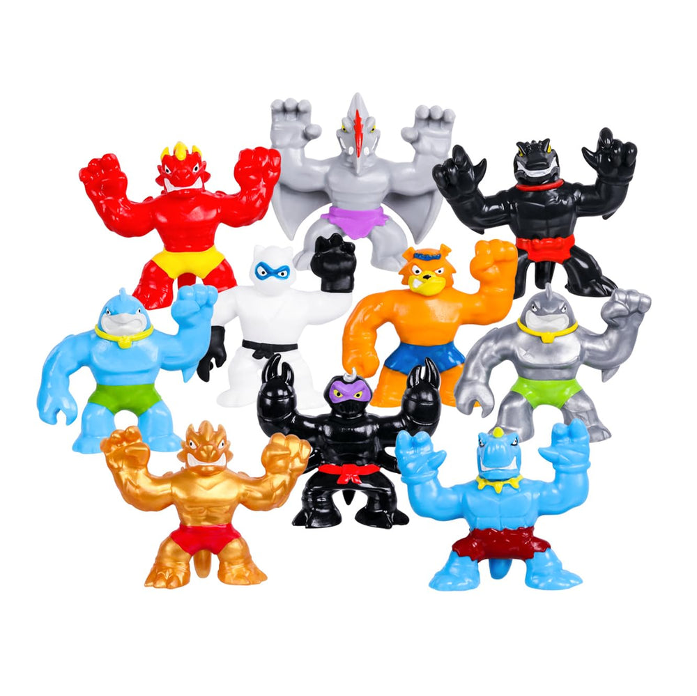 Heroes of Goo Jit Zu Minis Mega 10 Pack collection for creative stretch play