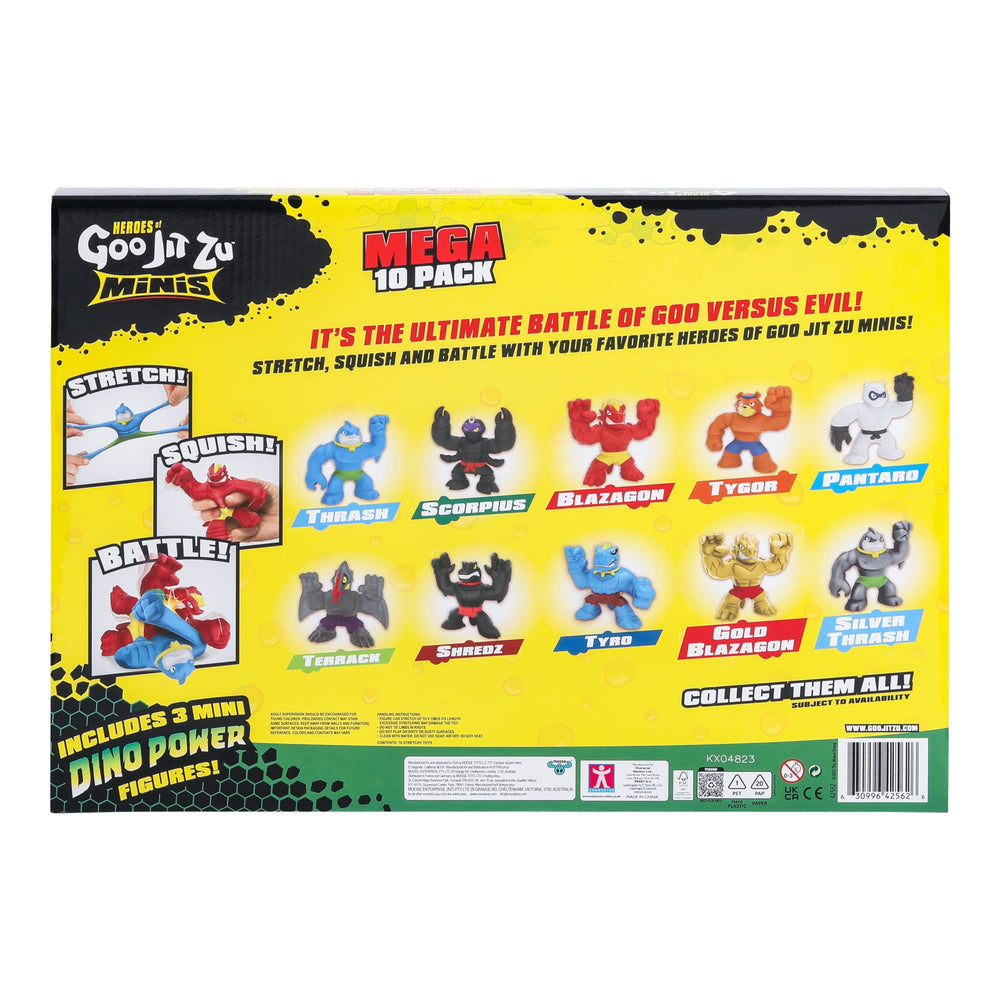 Dino Power mini figures included for extended play scenarios