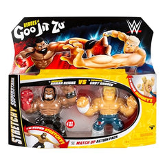 Heroes of Goo Jit Zu WWE Cody Rhodes figure with yellow gel filling, gooey stretch fun.