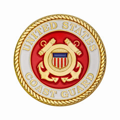 Hero's Valor Coast Guard Challenge Coin packaging shows protective presentation for gifting