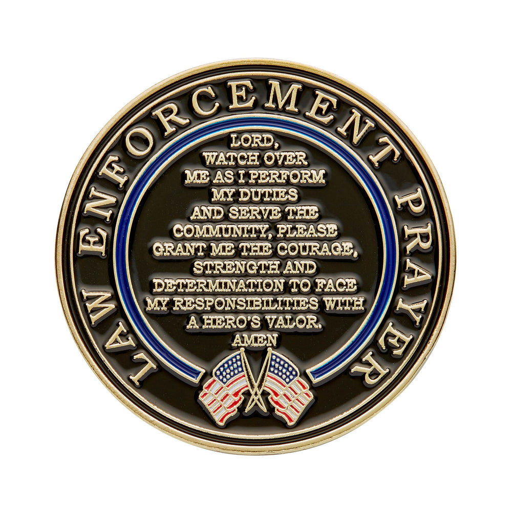 Hero's Valor coin packaging with protective pouch for safe display.