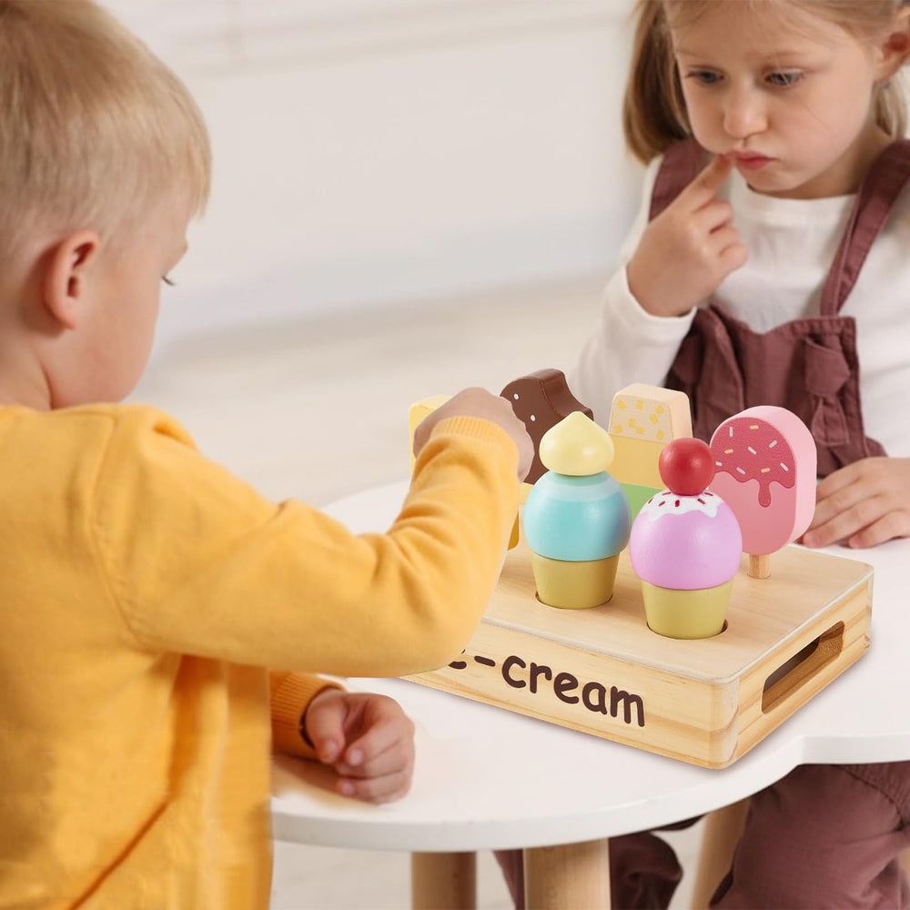 HERSITY packaging box shows durable wooden toy built for long-lasting fun