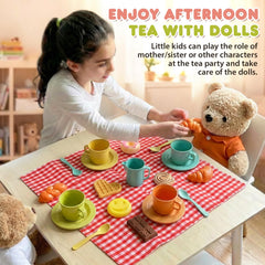 HERSITY picnic mat 39 cm provides soft surface for tea parties.