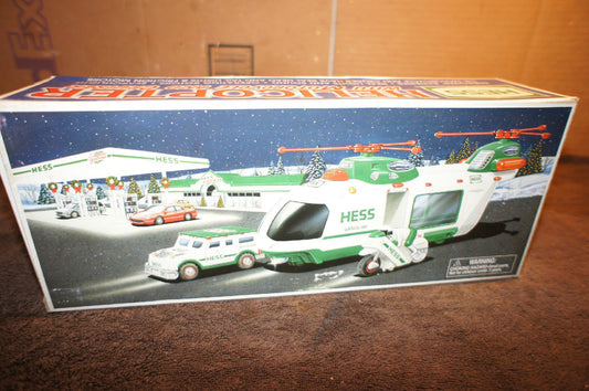 Hess 2001 toy helicopter for display and playtime appeal