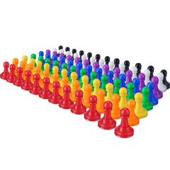 HESTYA 96-piece multicolor pawns set for board games and replacements.