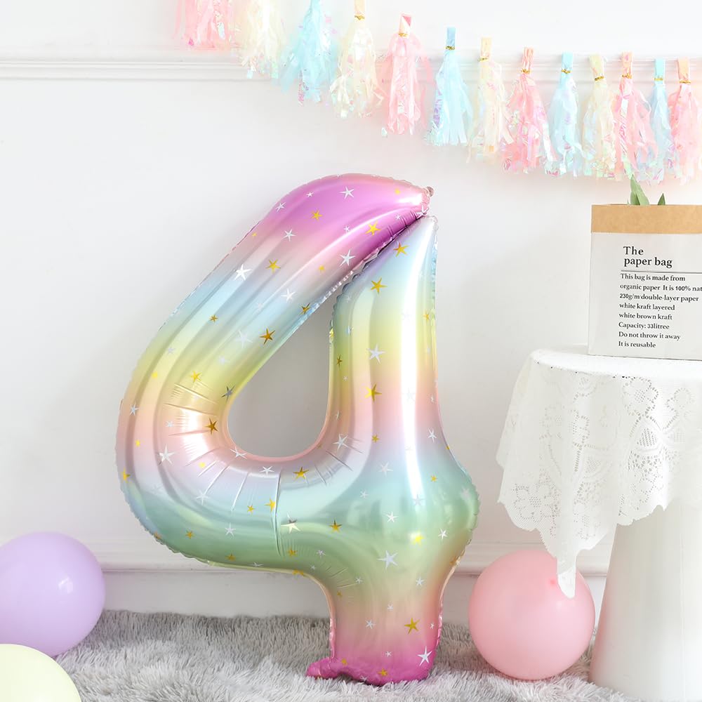 Heukikt unicorn balloon set pink heart star balloons for cute accents