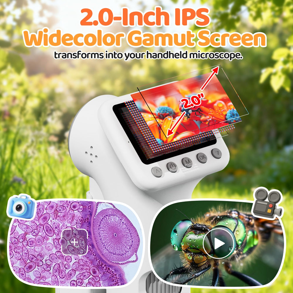 HEWEIMEI 6 LED lights improve visibility in dim settings during explorations.