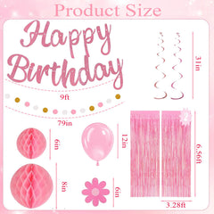 HEWUAUL pink balloons 24pcs brighten venues and frame joyful memories in photos.