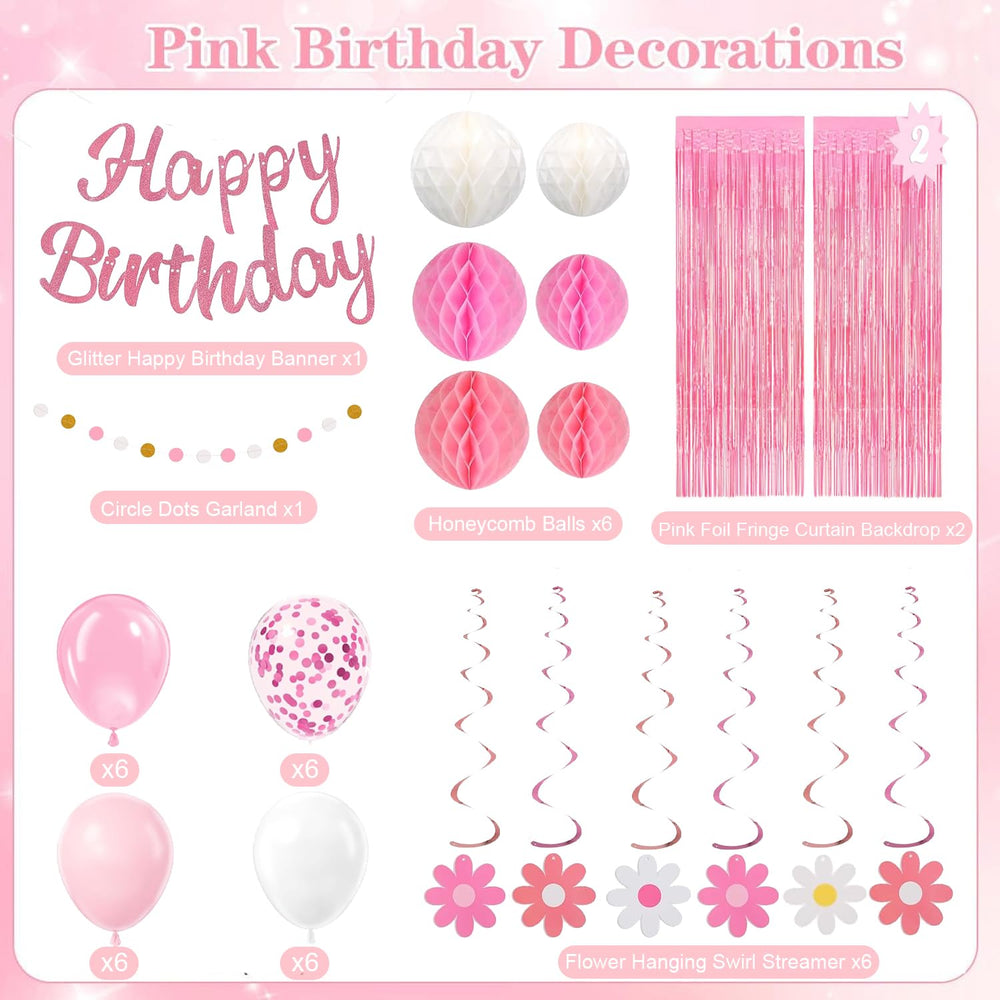 HEWUAUL pink curtain backdrop set creates a lush, reusable stage for celebrations.