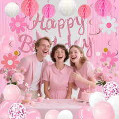 HEWUAUL preassembled birthday decor kit simplifies setup and keeps decor cohesive.