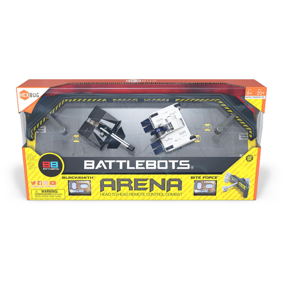HEX BOTS Interactive hammers reveal arena tension and strategic knocking.